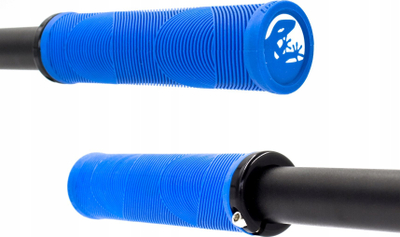 Doreza biçiklete Lizard Skins Strata, lock-on njëanëshe, 135mm, Deja Blue