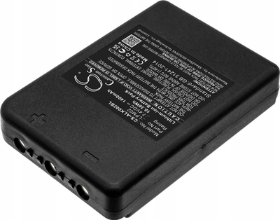 Bateri Li-ion për telekomandë vinçi Autec, 7.4V, 1400mAh, e zezë