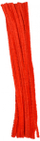 Ruta artizanale Craft Line Chenille, 6mm, 30cm, të kuqe, 25 copë