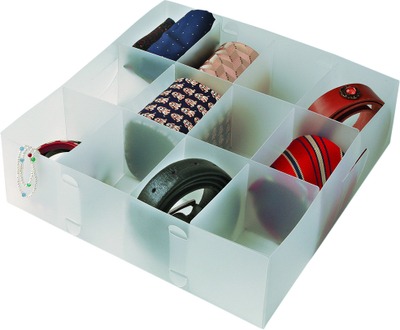 Organizues sirtari Top Class Drawer Organizer L, 30.5x30.5x10 cm, Peva, bezhë
