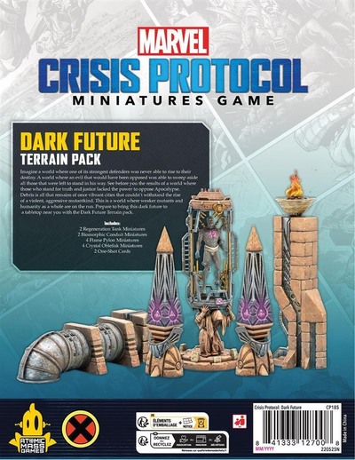 Сет терен Asmodee Marvel Crisis Protocol Dark Future, 2 играчи, 14+ години, повеќебоен