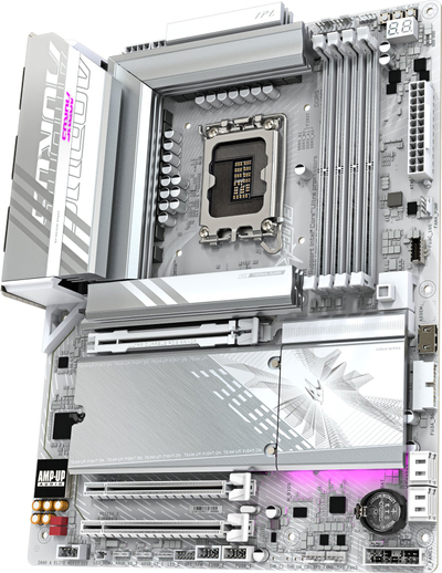 Motherboard GIGABYTE Z890 AORUS ELITE WIFI7 ICE, DDR5, PCIe 5.0, i bardhë