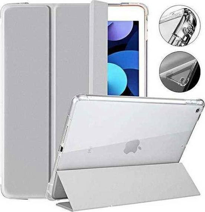Këllëf tablet Mercury Clear Back Cover për iPad Air 10.9", me mbajtëse Apple Pencil, gri