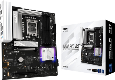 Pllakë amë Asrock B860 Pro RS, DDR5, ATX, e zezë