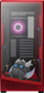 Kuti gaming MSI Pano 130R MLG Edition, Mid Tower, ATX, e kuqe