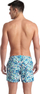 Rroba banje burrash Arena Beach Short Allover, të shkurtra, thahen shpejt, me shumë ngjyra blu jeshile e bardhë, M