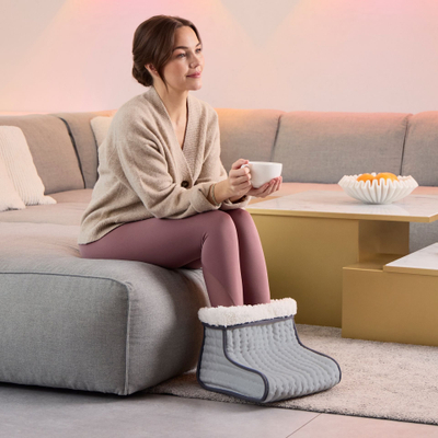 Ngrohës këmbësh Medisana FW 120, 6 nivele nxehtësie, timer 6 orë, gri
