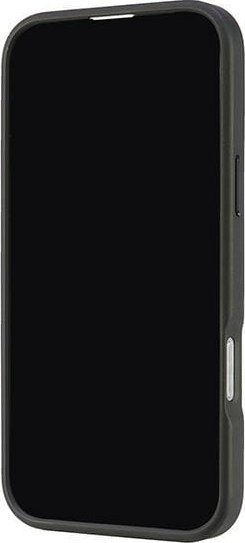 Kapak telefoni Audi Genuine Leather MagSafe për iPhone 16 Pro Max 6.9", lëkurë natyrale, i zi me të kuqe