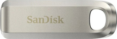 USB SanDisk Ultra Luxe SDCZ75, 512GB, USB Type C 3.2 Gen 1, argjendi