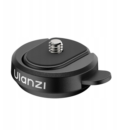 Set quick release për kamera Ulanzi CK01 CKa, sistem montimi 1/4", mekanizëm i shpejtë, i zi