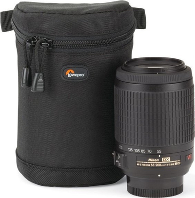 Çantë objektivi Lowepro Lens Case, për 55–200mm, ngjyrë e zezë