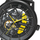 Orë dore për meshkuj Pierre Lannier Paddock Automatic 338A449, e zezë