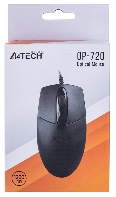 Maus A4 Tech OP-720, USB Type-A, i zi