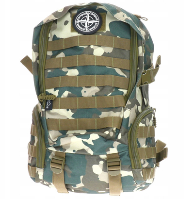 Çantë shpine Campus Torrens Tactical 24L, material sintetik, xhepa me zinxhir, jeshile