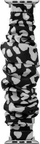 Rrip ore i zgjuar LAUT Pop Loop, për Apple Watch 42mm 44mm, prej tekstili elastik, bardh e zi