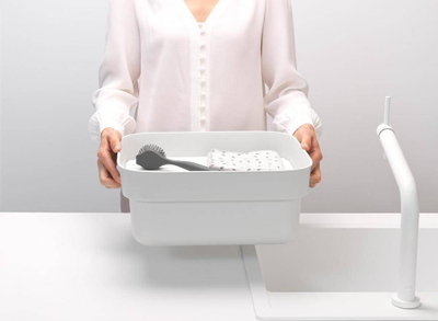 Tas për larjen e enëve Brabantia SinkSide 302688, i hirtë