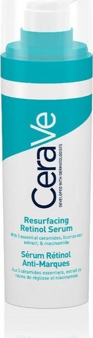 Serum fytyre CeraVe Resurfacing Retinol, 30 ml, për reduktim njollash