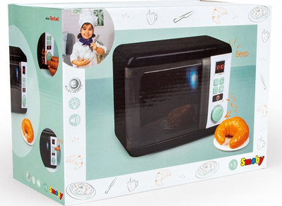 Mikrovalë lodër Smoby Tefal 310598, elektronike, me drita dhe zhurma, e zezë e bardhë