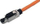 Konektor RJ45 CAT6 STP, universal, vetëprerës, transparent