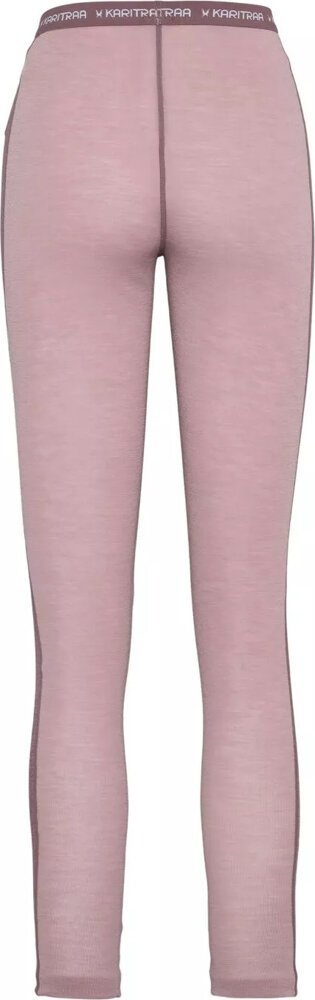 Leggins termoaktivë Kari Traa Vilma W, lesh merino, për goca, rozë