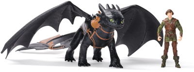 Set figurash Spin Master How to Train Your Dragon, Toothless edhe Hiccup, 2 copë, shumëngjyrësh