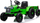 Traktor elektrik për kalamaj Lean Toys CH9959, 12V, me rimorkio, jeshil