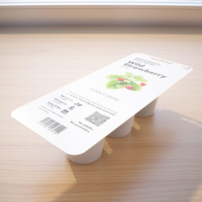 Kapsula të farave të luleshtrydheve Kliko & Grow Smart Soil, 3 pako