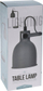 Llambë tavoline Lighting Table Lamp, metal, 40 cm, gri