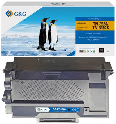 Toner G&amp;G TN3520, 20000 faqe, i zi