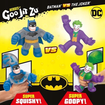 Figurina Heroes of Goo Jit Zu DC Versus Pack, set me 2 copë, Batman kundër Joker-it, shumëngjyrëshe
