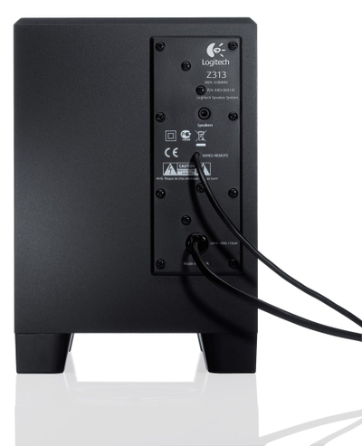 Kujese kompjuterike Logitech Z313, sistem 2.1, 3.5mm, e zezë