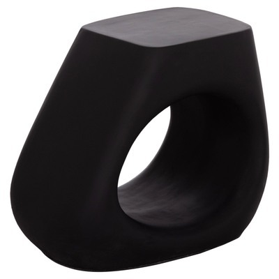 Stol dhome ndenjjeje Lans, fiber cement, 58x28x45.5 cm, i zi