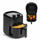 Fritezë ajri Huslog Air Fryer, 3.5L, 1400W, e zezë