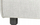 Tabure Ottoman Grey Linen, katror, i veshur me cohë lino, gri neutrale