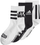 Çorape fëmijësh Adidas Star Wars, set 3 palë, pambuk, bardhë e zezë