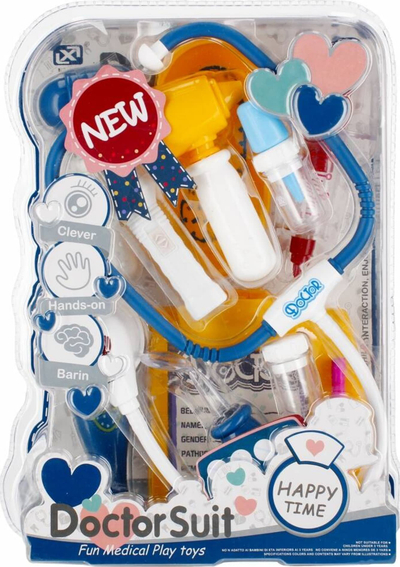Set mjeku lodër MEGA CREATIVE 502495, me gjithë aksesorët, shumëngjyrësh