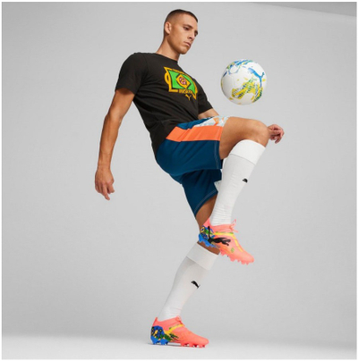 Фудбалски дрес Puma Neymar Jr, за мажи, со кратки ракави, црн