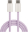 Kabllo USB C në USB C Maxlife MXUC-06, 1m, 20W, vjollcë pastel