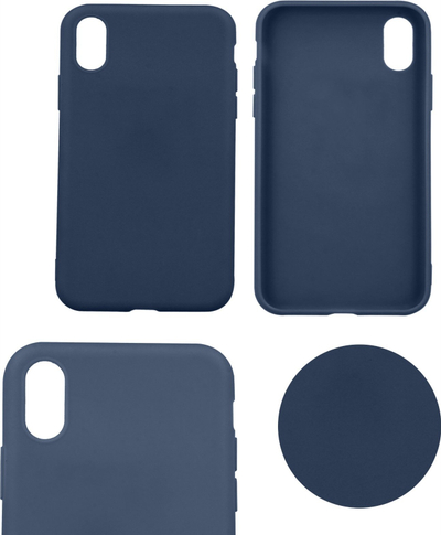 Mbulesë telefoni Matt Case për Xiaomi 13T, plastike TPU e butë, mat, blu