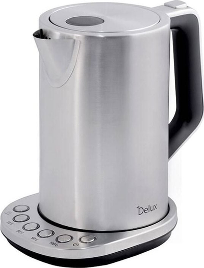 Çajnik elektrik Orava Delux, 1.7L, 2200W, inox