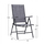 Set Tavolinë + 6 karrige textilene palosëse + çadër,"HM11483", gri