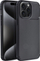 Футрола за телефон Carbon Premium за iPhone 15 Pro Max, со карбон ефект, црна