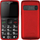Telefoni Maxcom MOB20, 900mAh, microSD, i kuq e zi