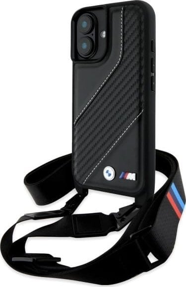 Kllëf telefoni BMW M Edition, për iPhone 16 Plus 6.7", hardcase, i zi