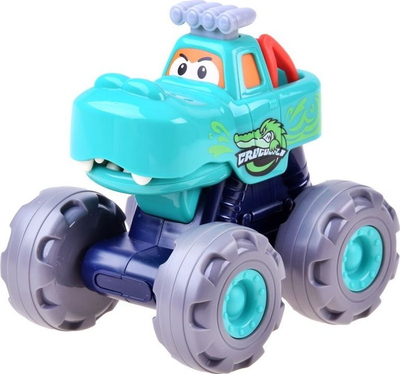 Set lodrash makina monster truck Hola, 3 copë, me prapambetje, shumëngjyrëshe