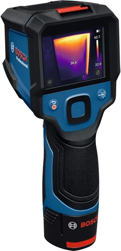 Kamerë termike Bosch GTC 12V 450 13, sensor termik me rezolucion të lartë, me L BOXX, blu
