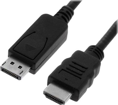 Kabllo DisplayPort në HDMI Value, 1m, e zezë