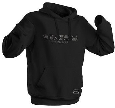 Bluzë me kapuç Genesis Holo Hoodie, madhësia S, pambuk, e zezë