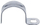 Mbajtëse kabllosh Haushalt Half Cable Clamp D16, 16mm, set 5 copë, e bardhë