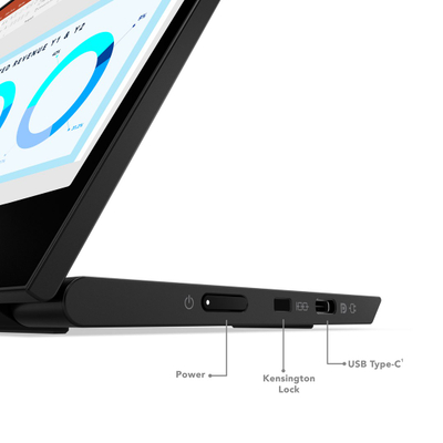 Пренослив монитор Lenovo ThinkVision M14d, 14\", IPS, USB C, црн